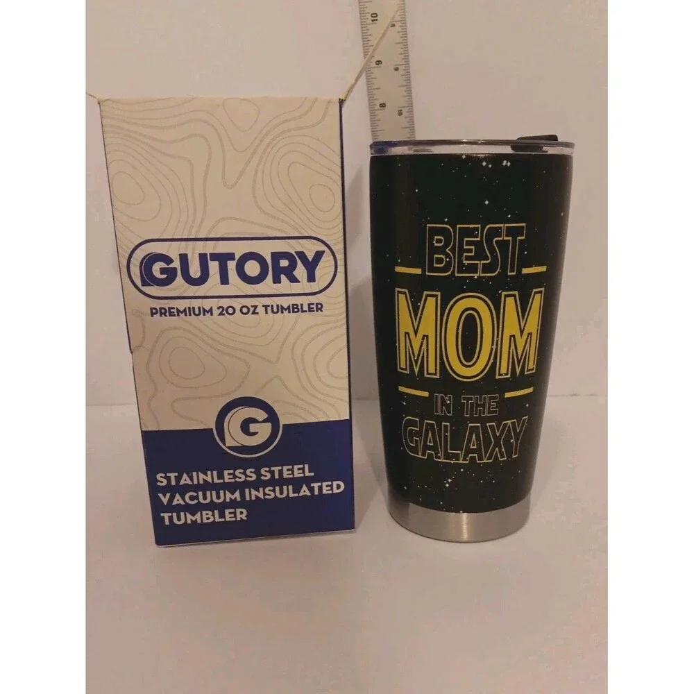 Tumbler Stainless Steele Cup Best Mom in the Galaxy 20oz